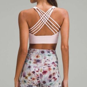 Lululemon Free to Be Longline Bra Wild *Light Support, A/B Cup - Flush Pink